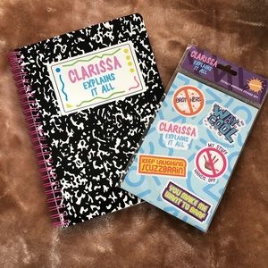 Re-listed Clarissa Explains It All NoteBook Set
